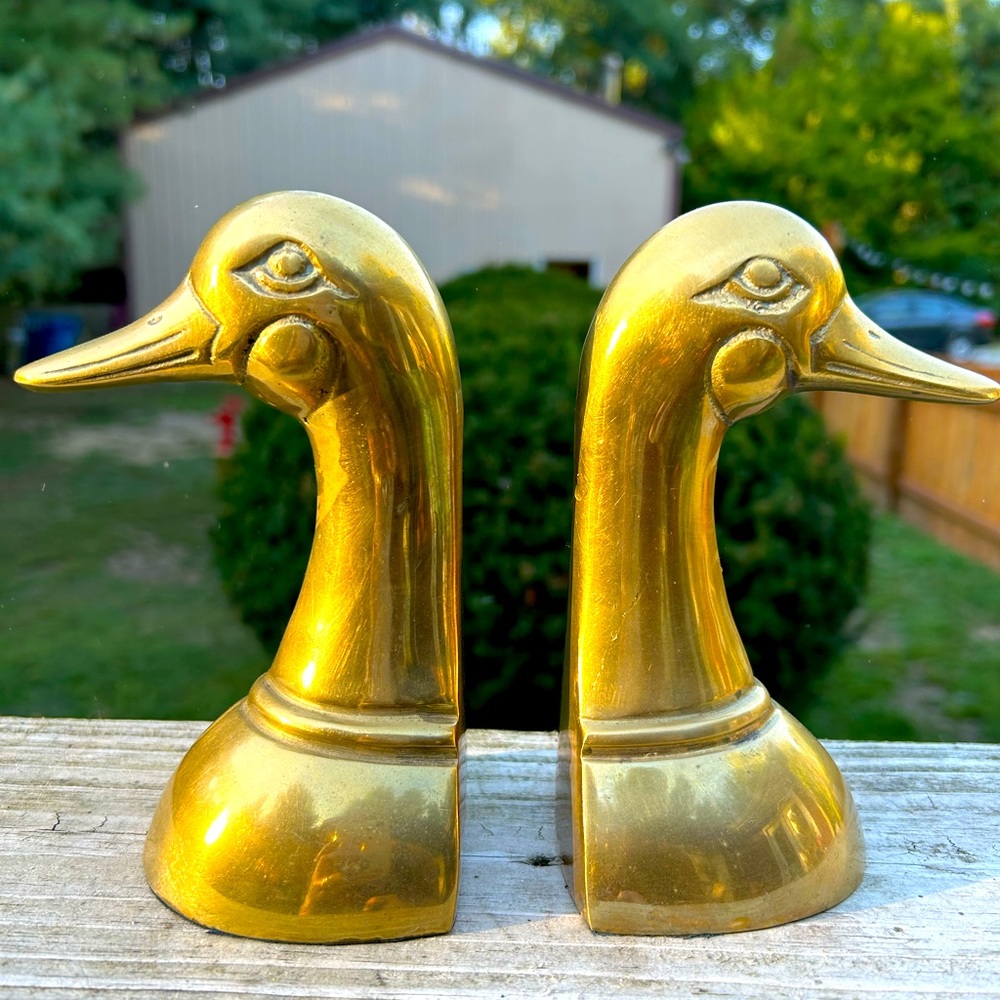 Bass duck head bookends